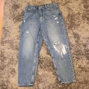 GAP Ripped Mom Jeans